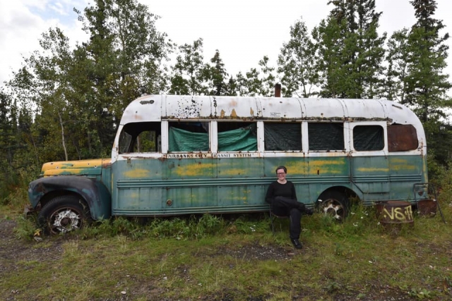 Annlis Fohlin at Bus 142 in August of 2016