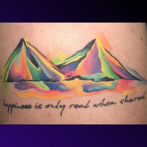Katelynn Nichols' Tattoo: 'happiness is only real when shared'
