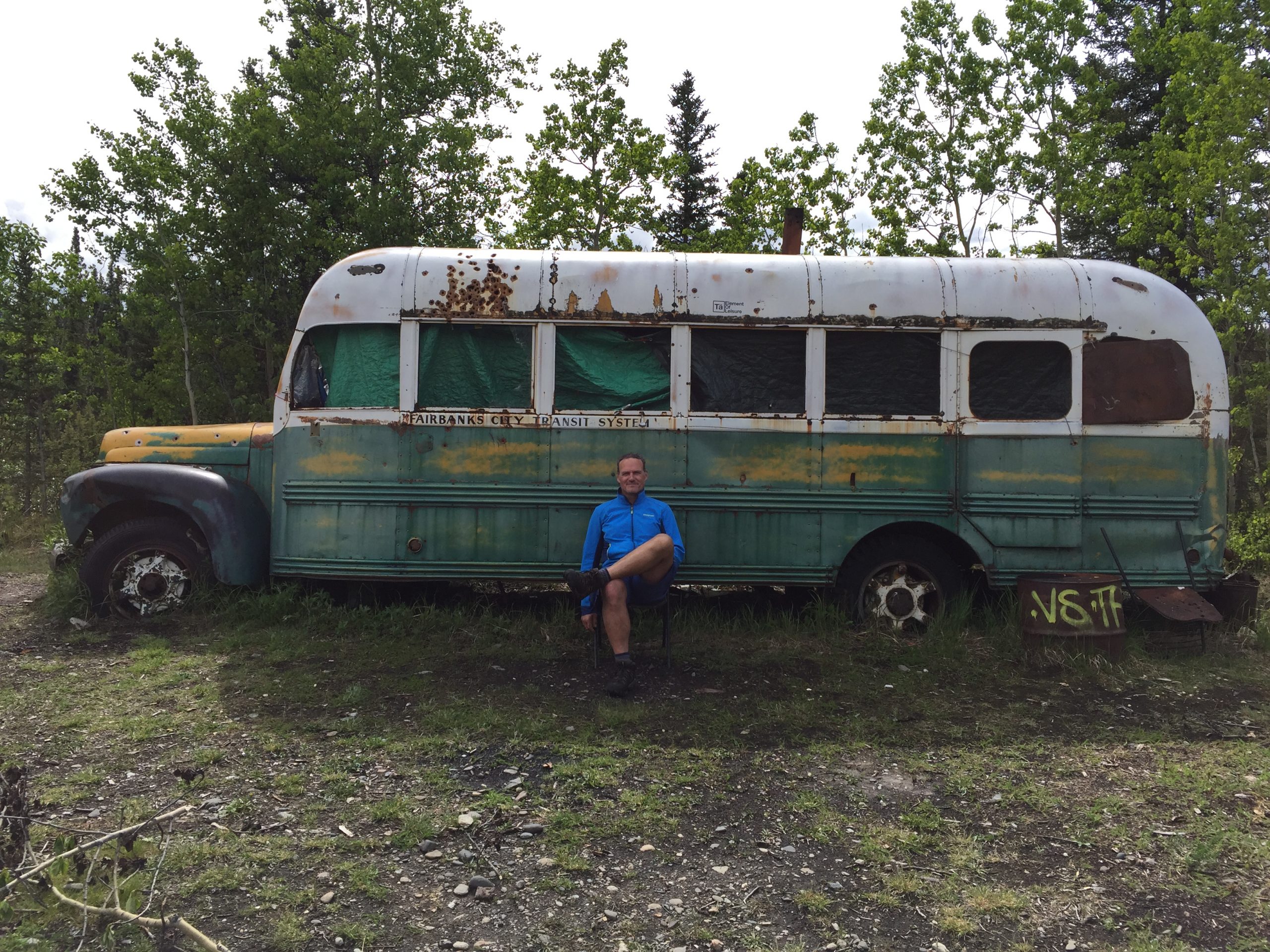 Ken Blakely at Bus 142 in June of 2016