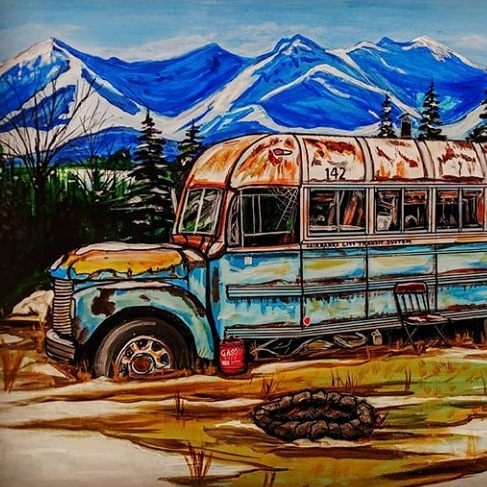 Ray Lucci's Painting of Bus 142