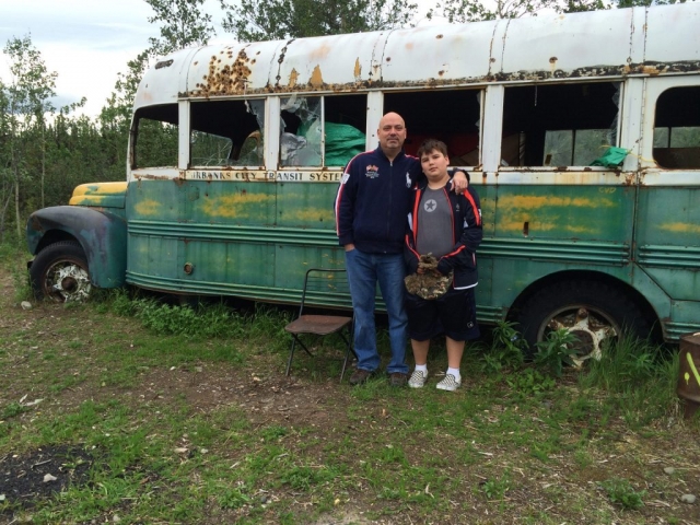 Samuel Patterson & Nathan Pattersonat Bus 142  on July 10 2014